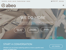 Tablet Screenshot of abeo.com